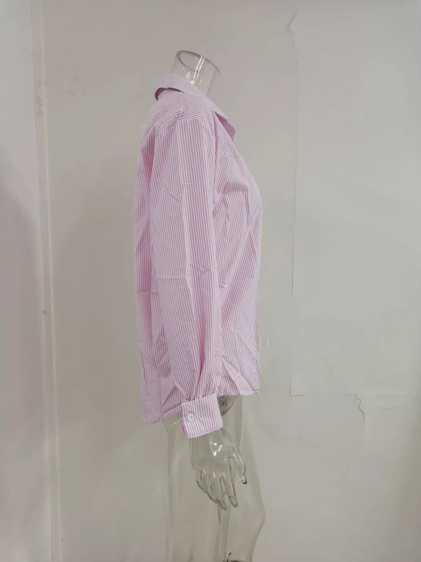 Striped Button-Down Relaxed Fit Shirt - Image 10