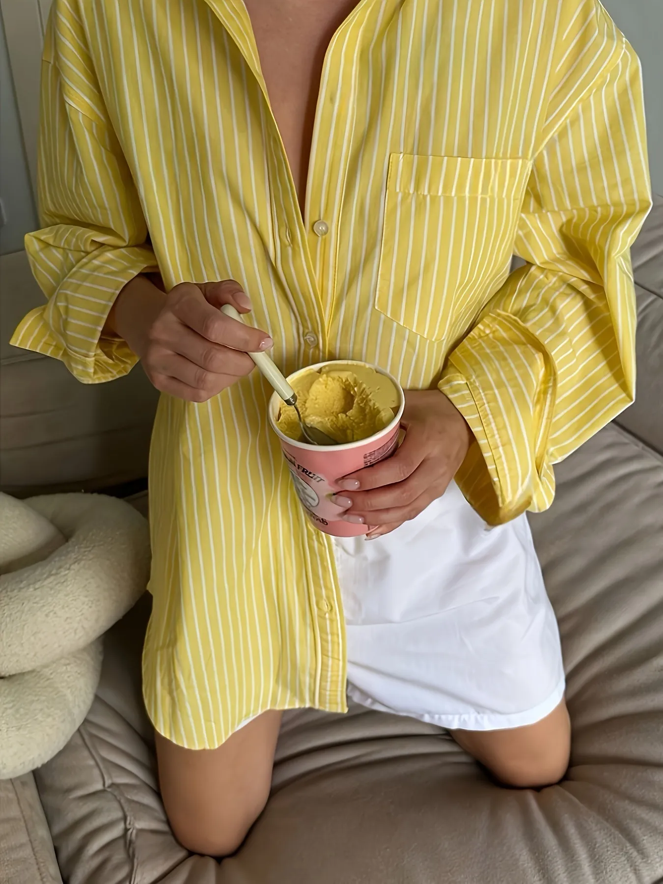 Striped Button-Down Shirt - Image 2