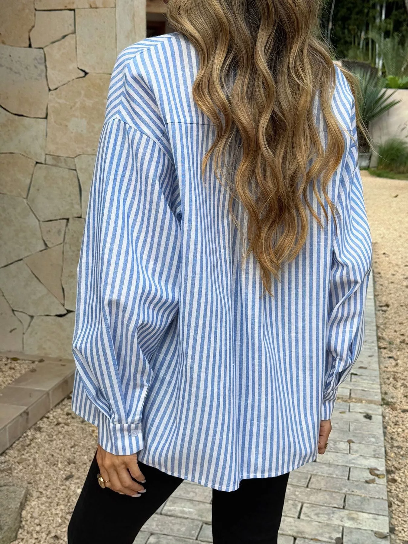 Striped Button-Down Shirt - Image 4