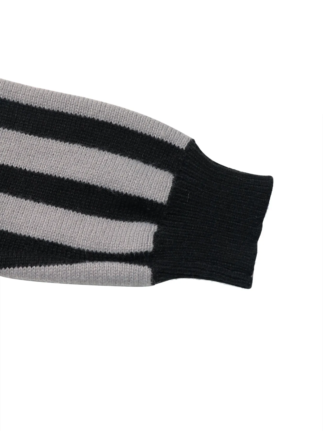 Striped Button Front Long Sleeve Sweater - Image 8