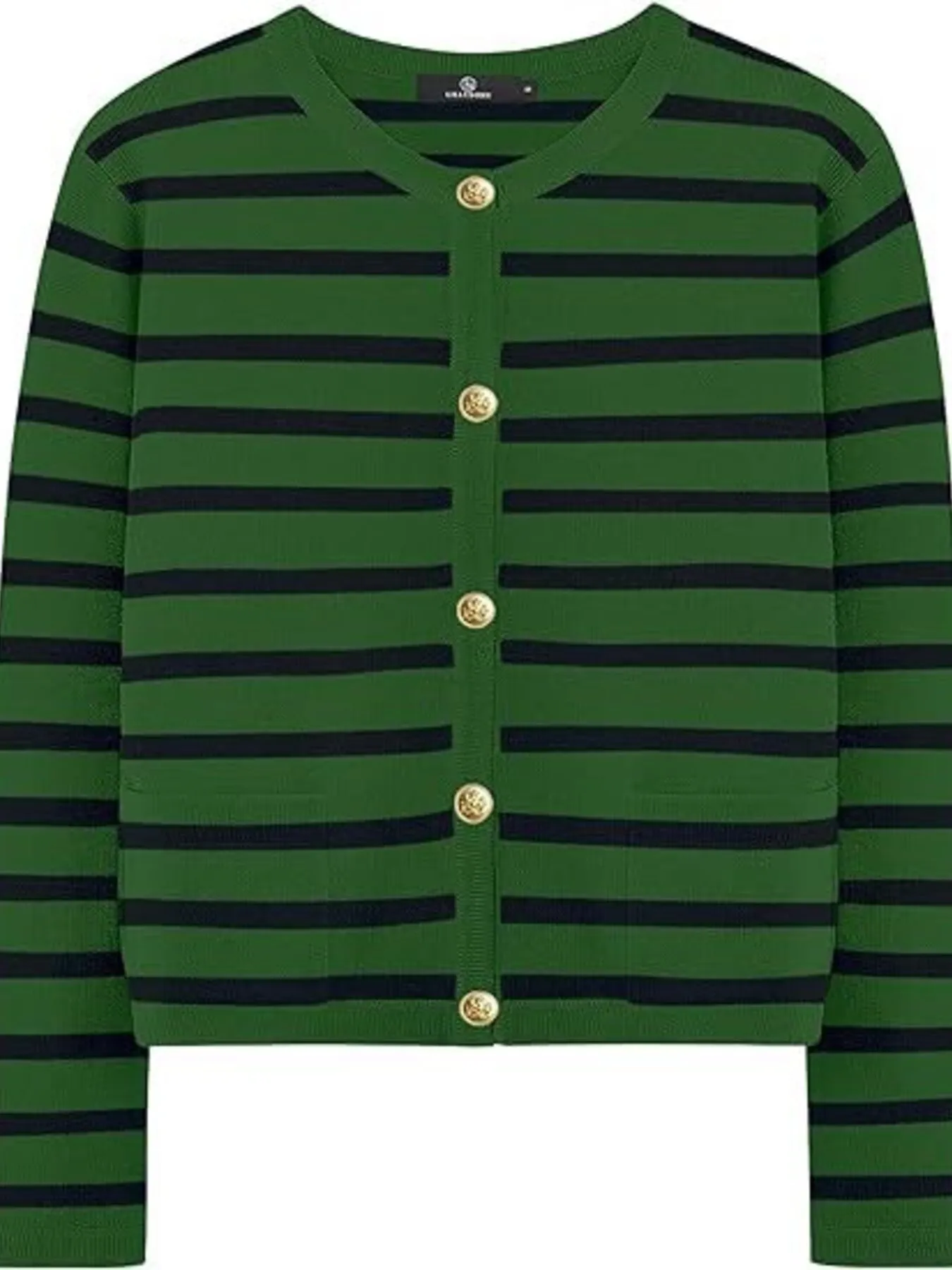Striped Button-Up Cardigan - Image 21