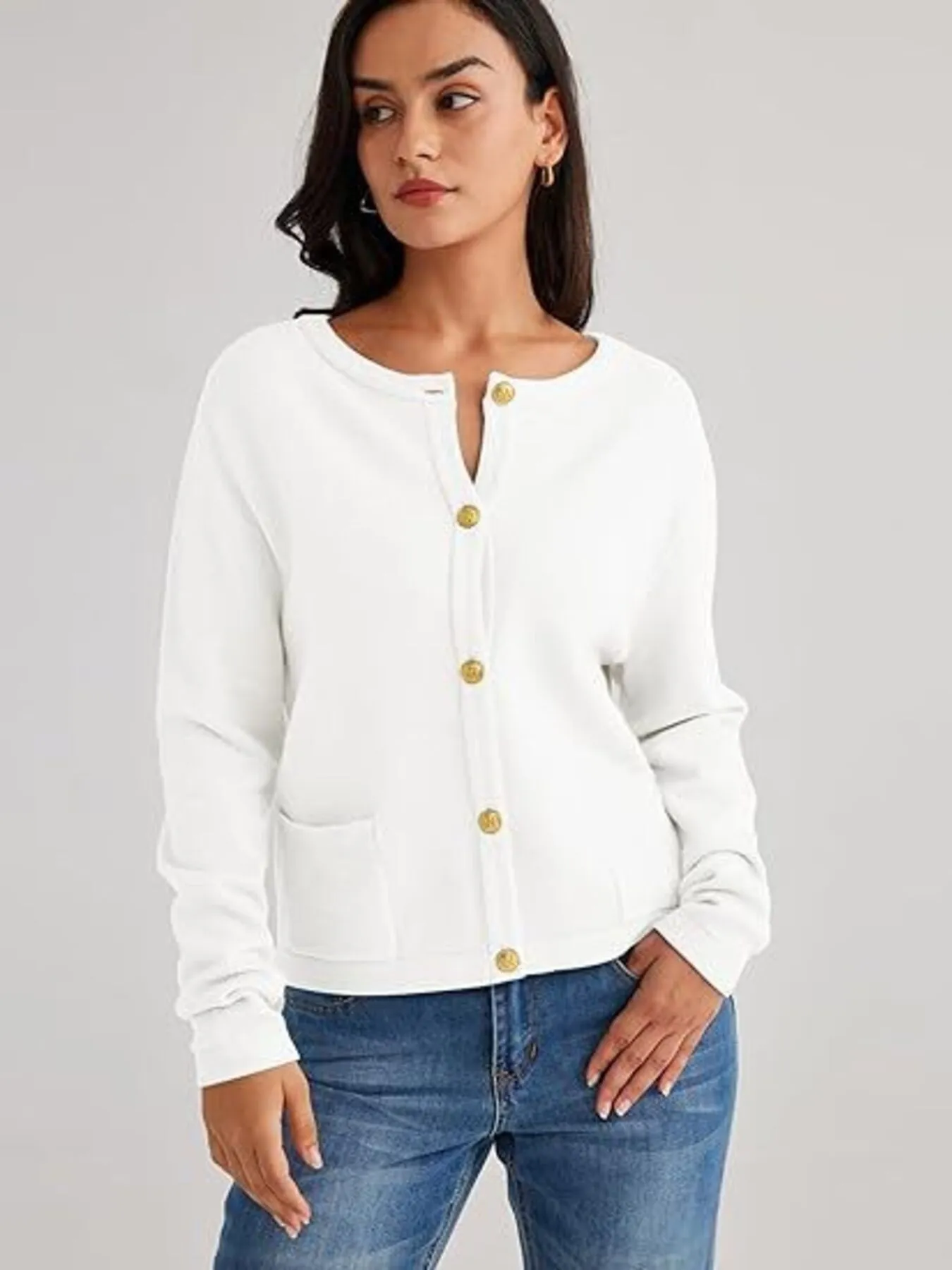 Striped Button-Up Cardigan - Image 22