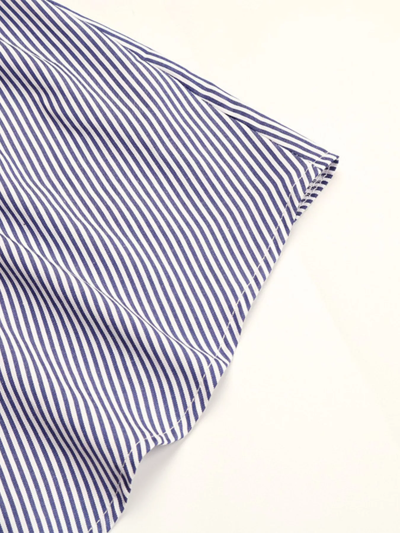 Striped Button-Up Shirt Dress - Image 7