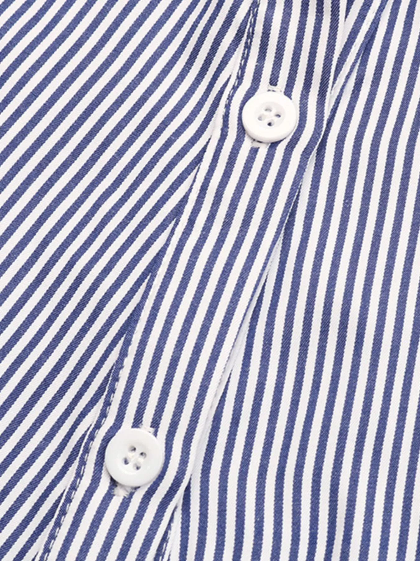 Striped Button-Up Shirt Dress - Image 8