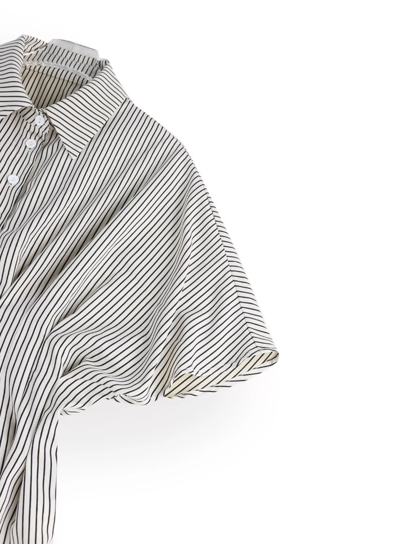 Striped Cinched Waist Shirt - Image 5