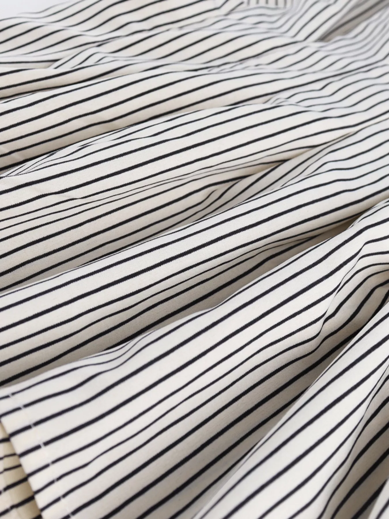 Striped Cinched Waist Shirt - Image 7