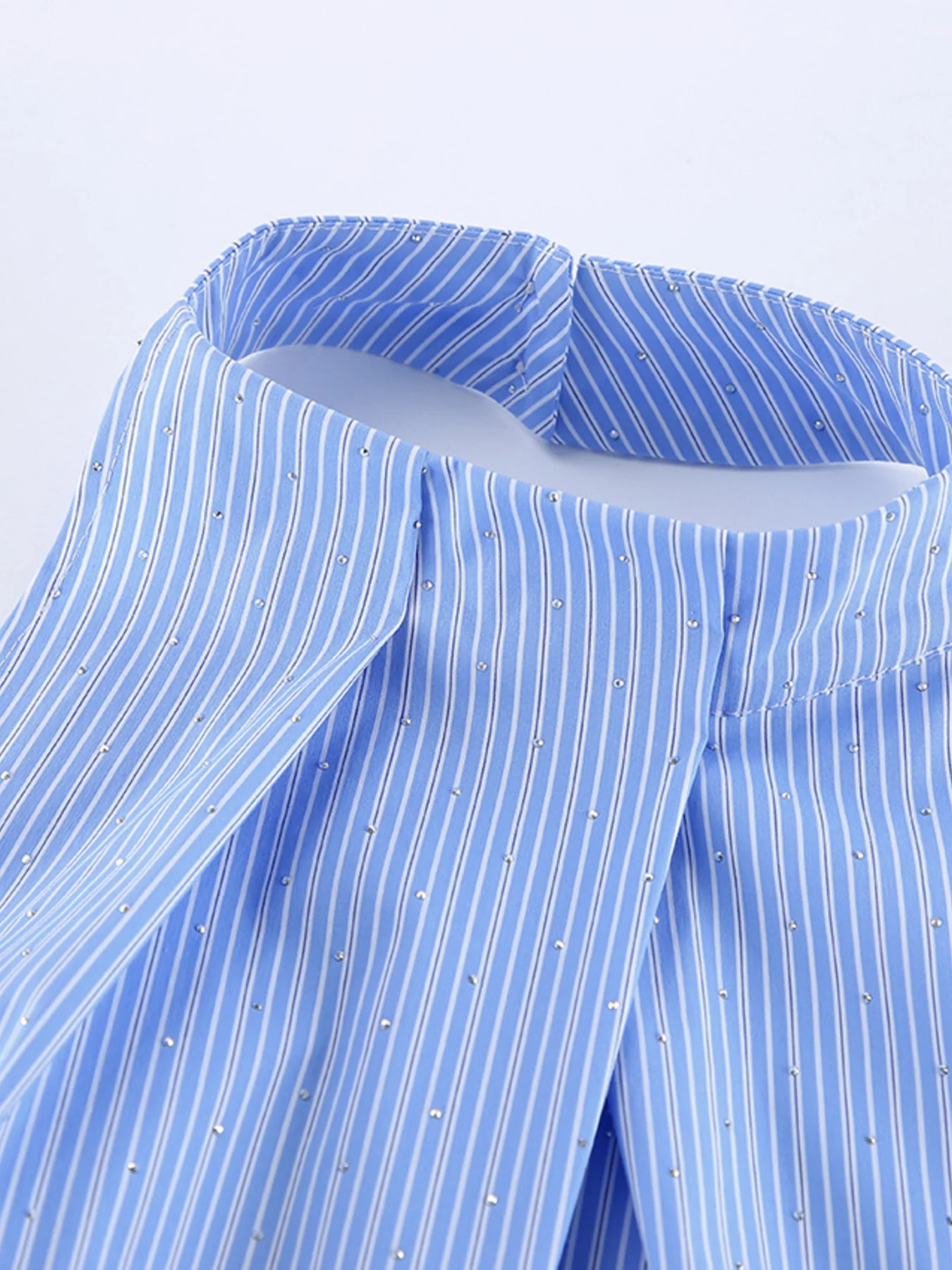 Striped Halter Neck Cami - Image 7