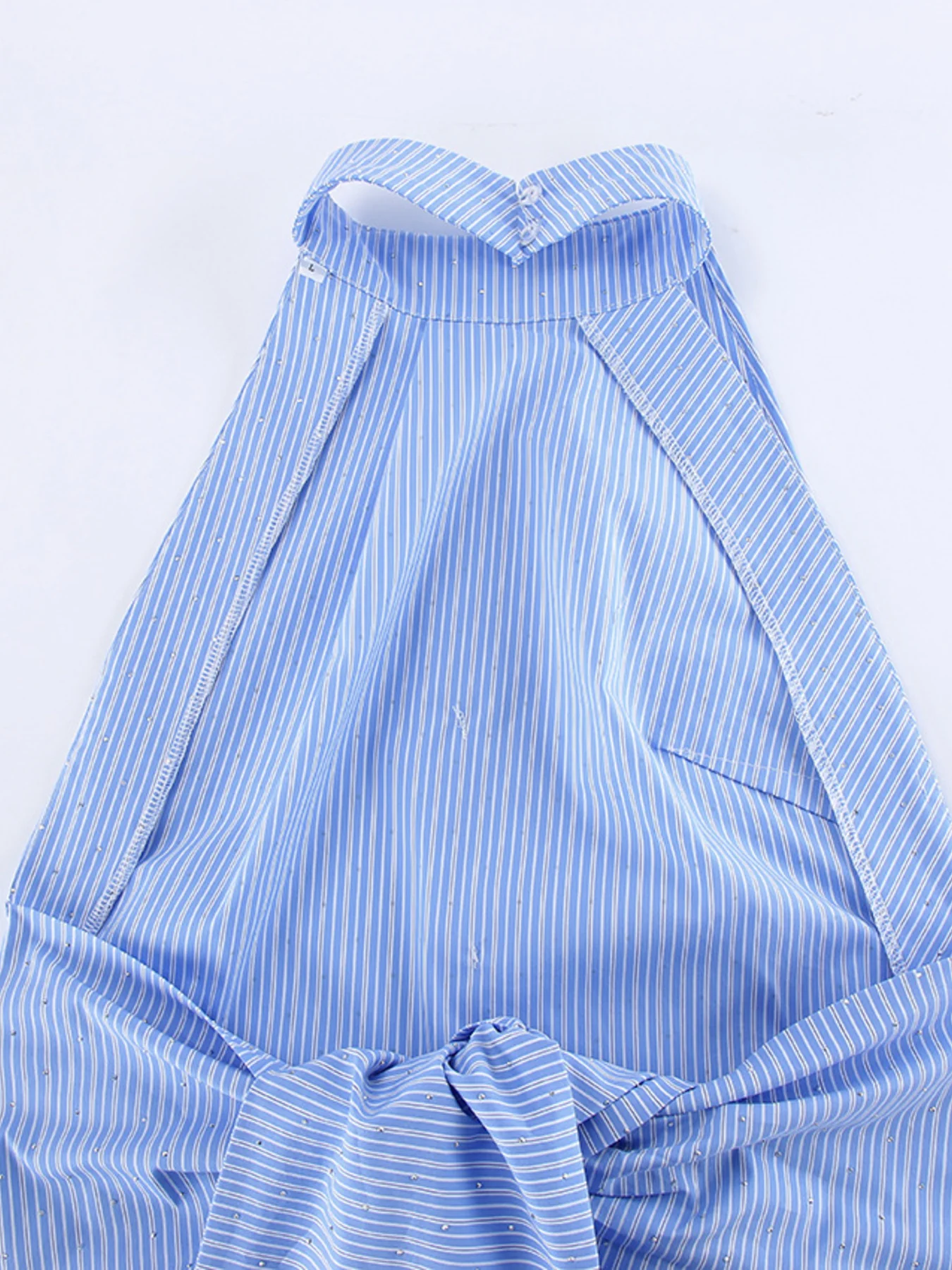 Striped Halter Neck Cami - Image 8