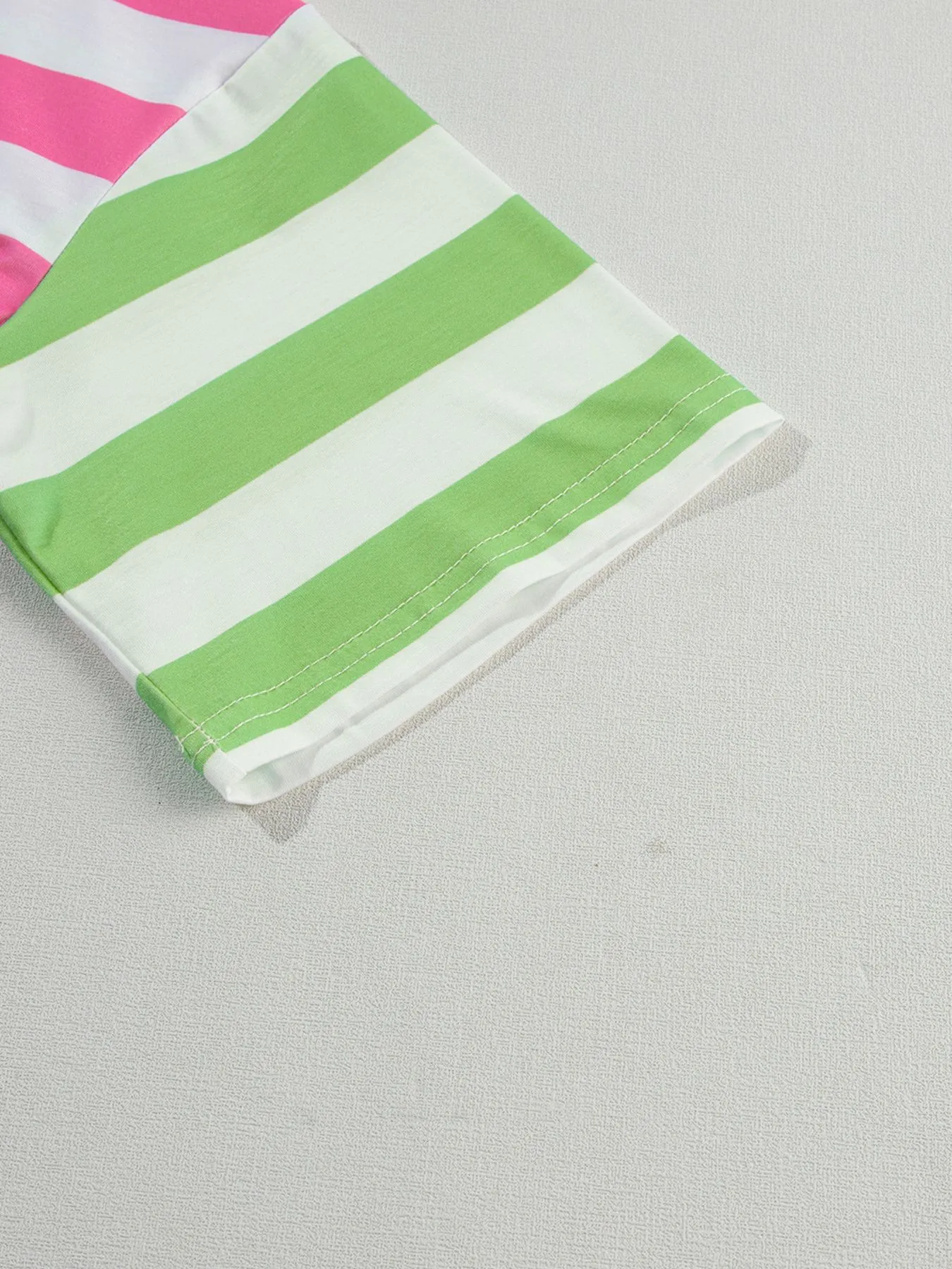 Striped Oversized Short Sleeve T-Shirt - Image 10
