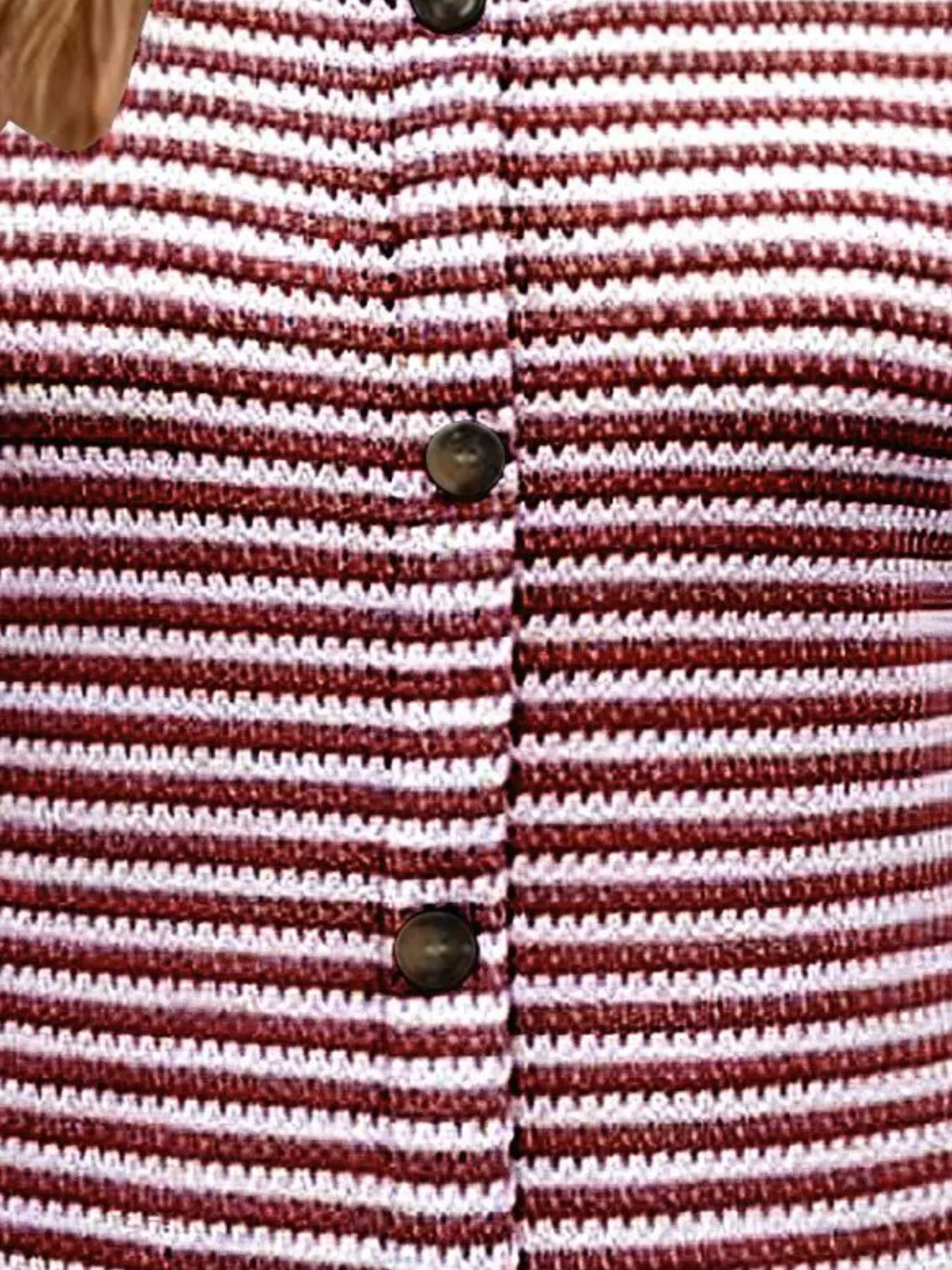 Striped Round Neck Tank Top - Image 9