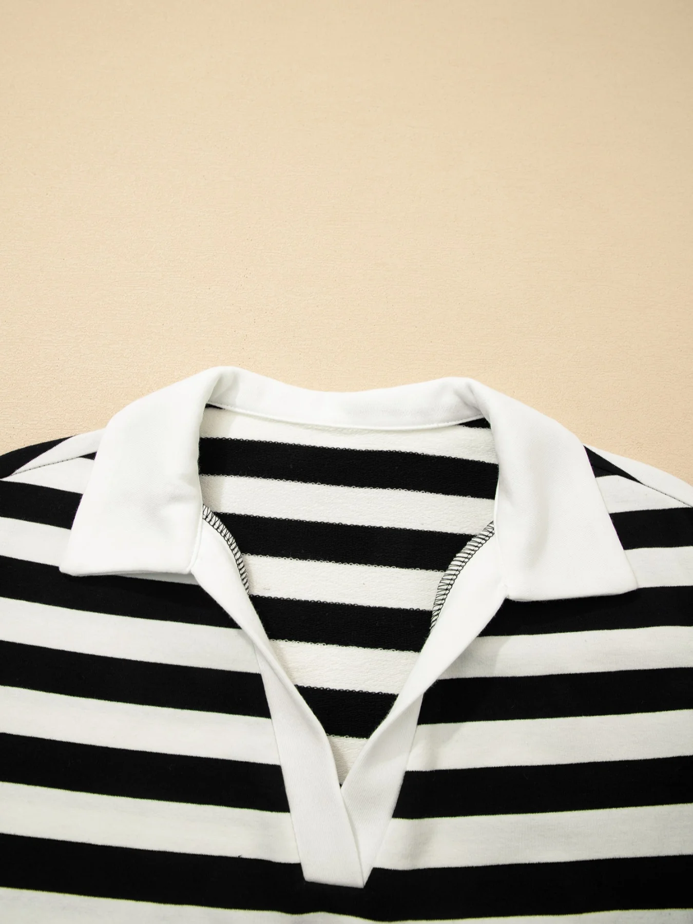 Striped Ruffled Sleeve Blouse - Image 26
