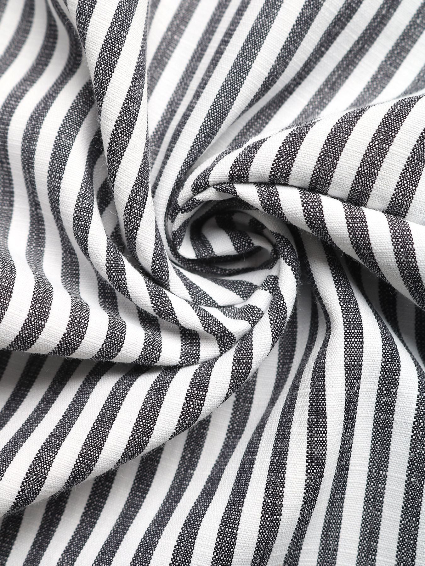 Striped Strapless Wide Leg Jumpsuit - Image 11