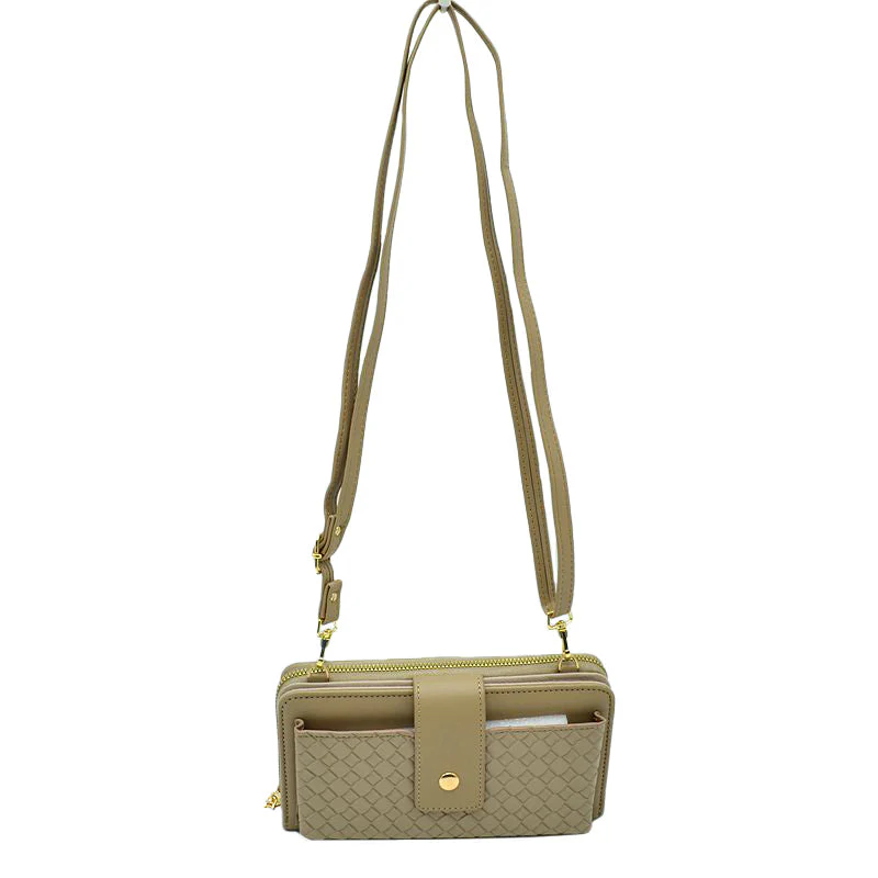 Stylish Vegan Leather Crossbody Purse - Image 10