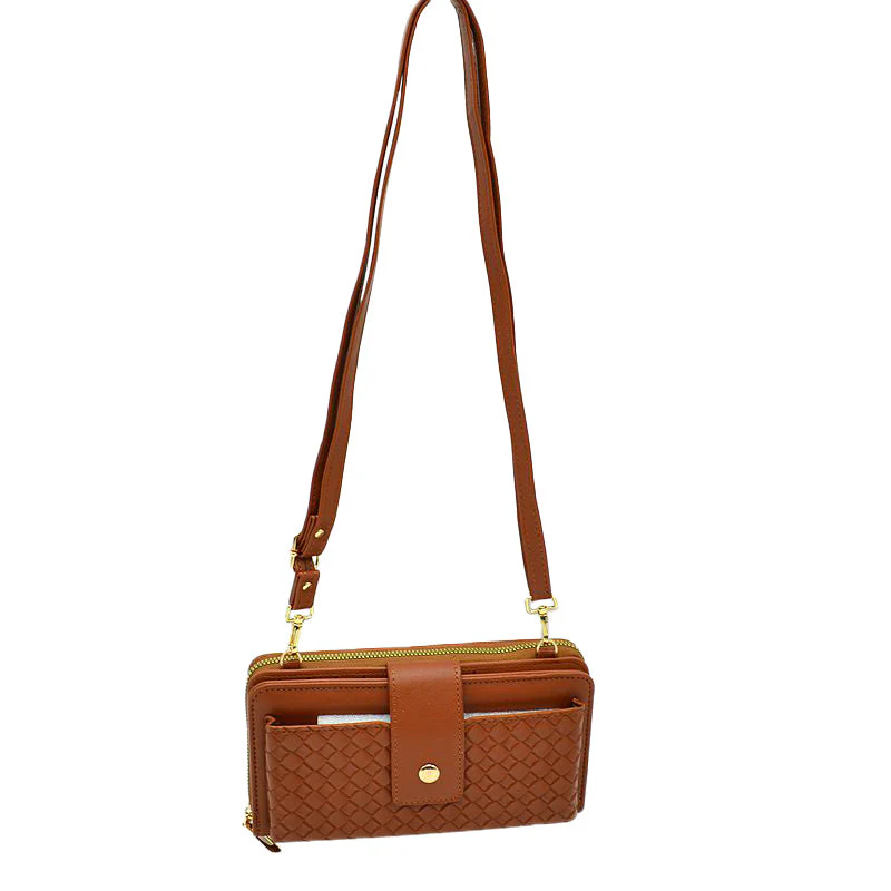 Stylish Vegan Leather Crossbody Purse - Image 12