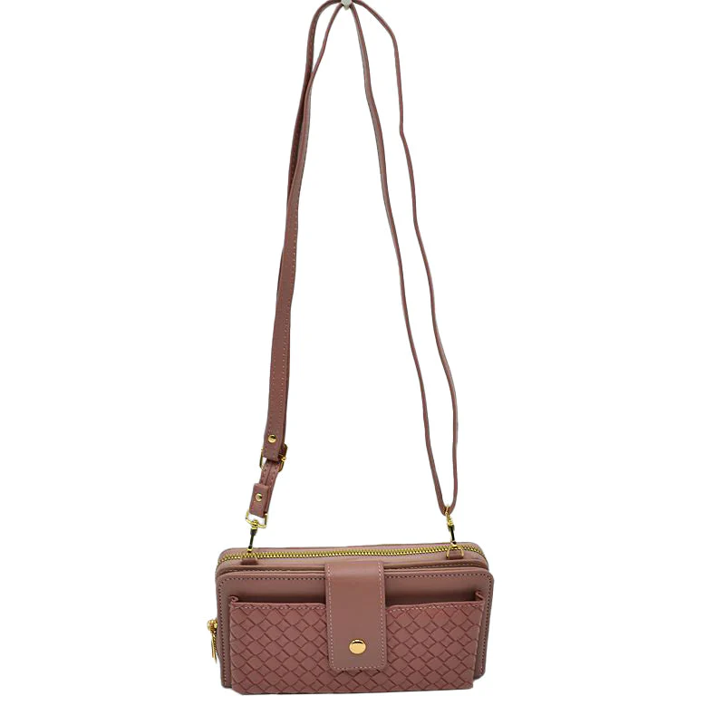 Stylish Vegan Leather Crossbody Purse - Image 9