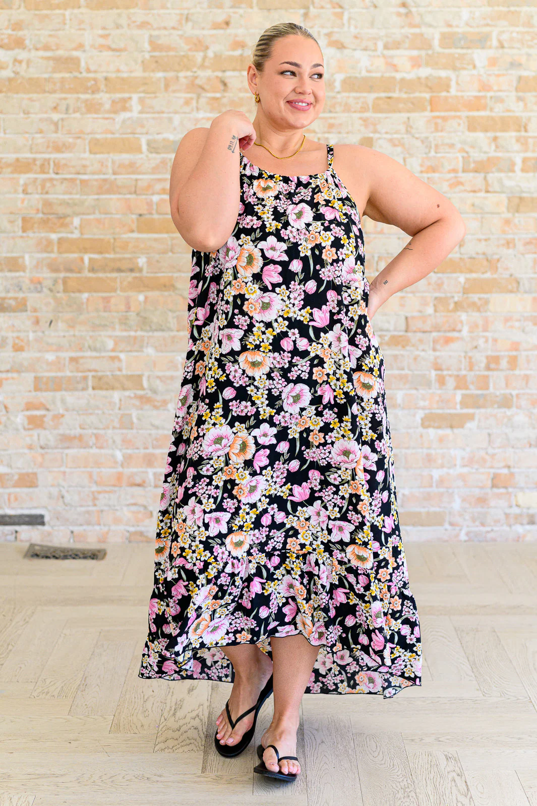 Sunny Side of Life Halter Top Dress - Image 2