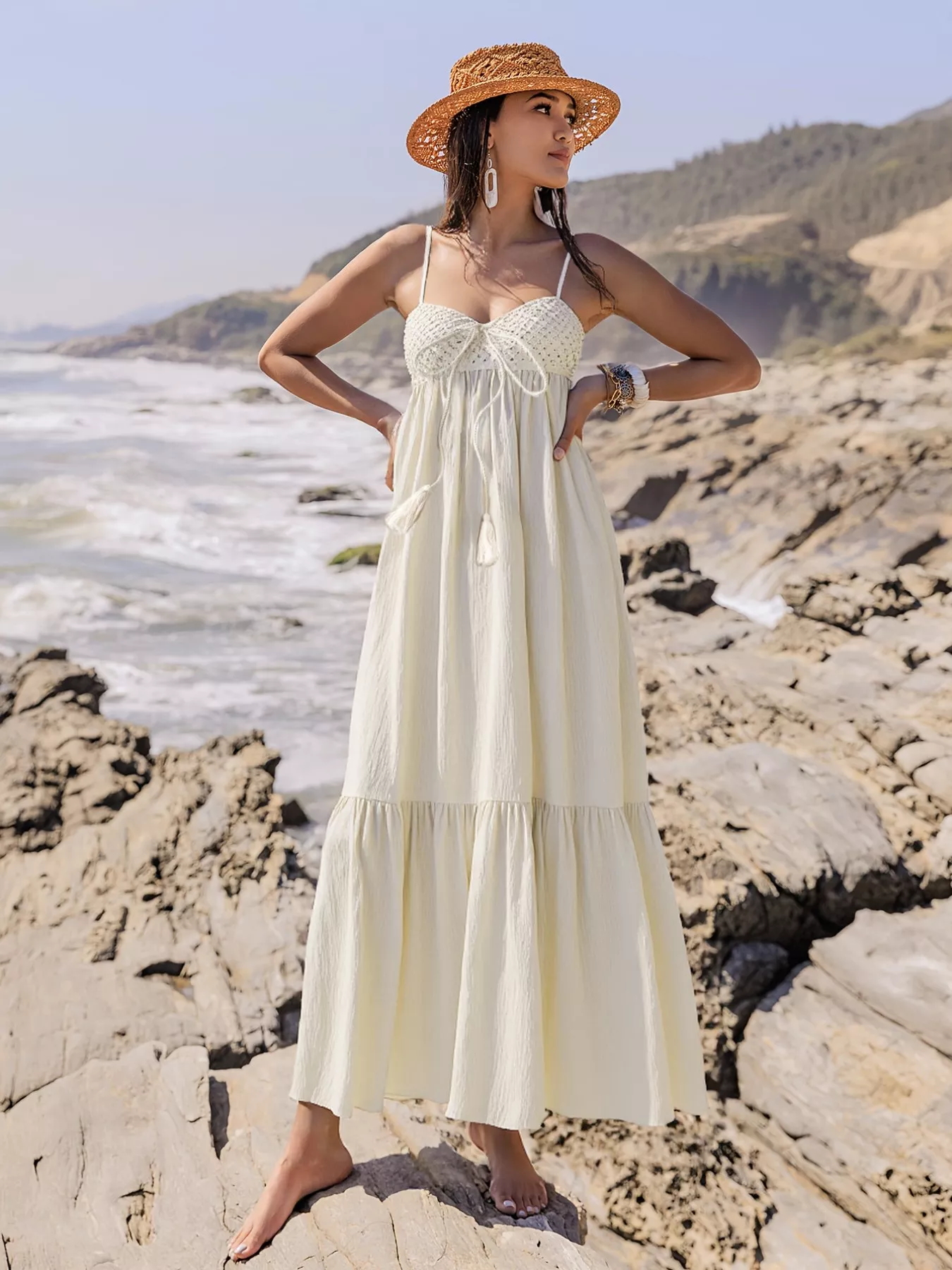 Sweetheart Neck Spaghetti Strap Dress - Image 2