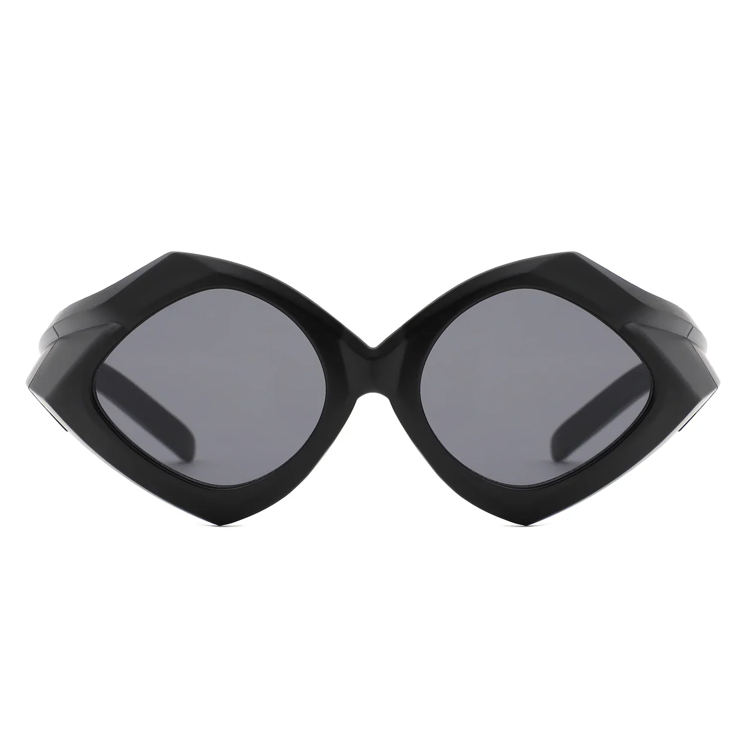 Talor - Geometric Fashion Polygon Triangle Sunglasses - Image 2