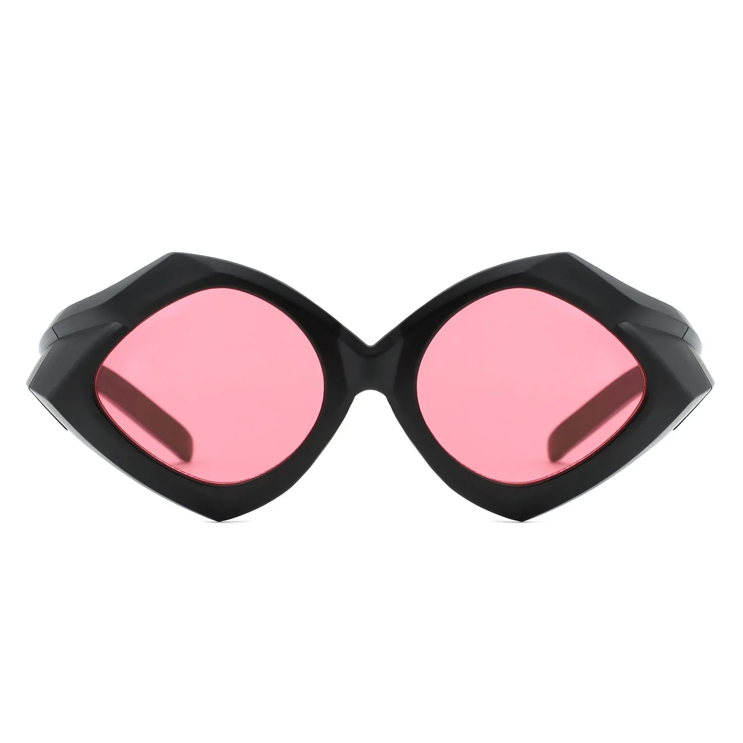 Talor - Geometric Fashion Polygon Triangle Sunglasses - Image 5