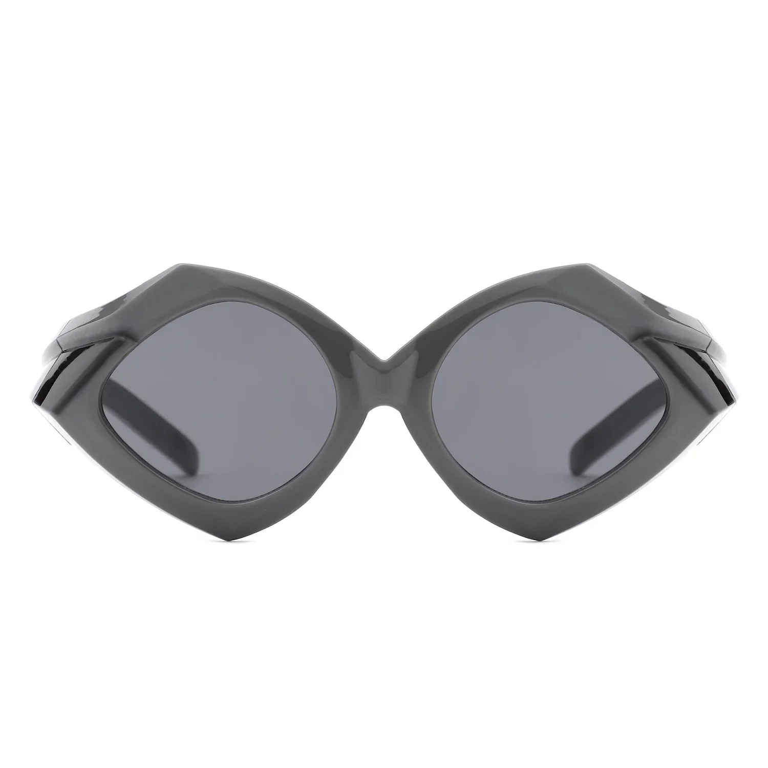Talor - Geometric Fashion Polygon Triangle Sunglasses - Image 7