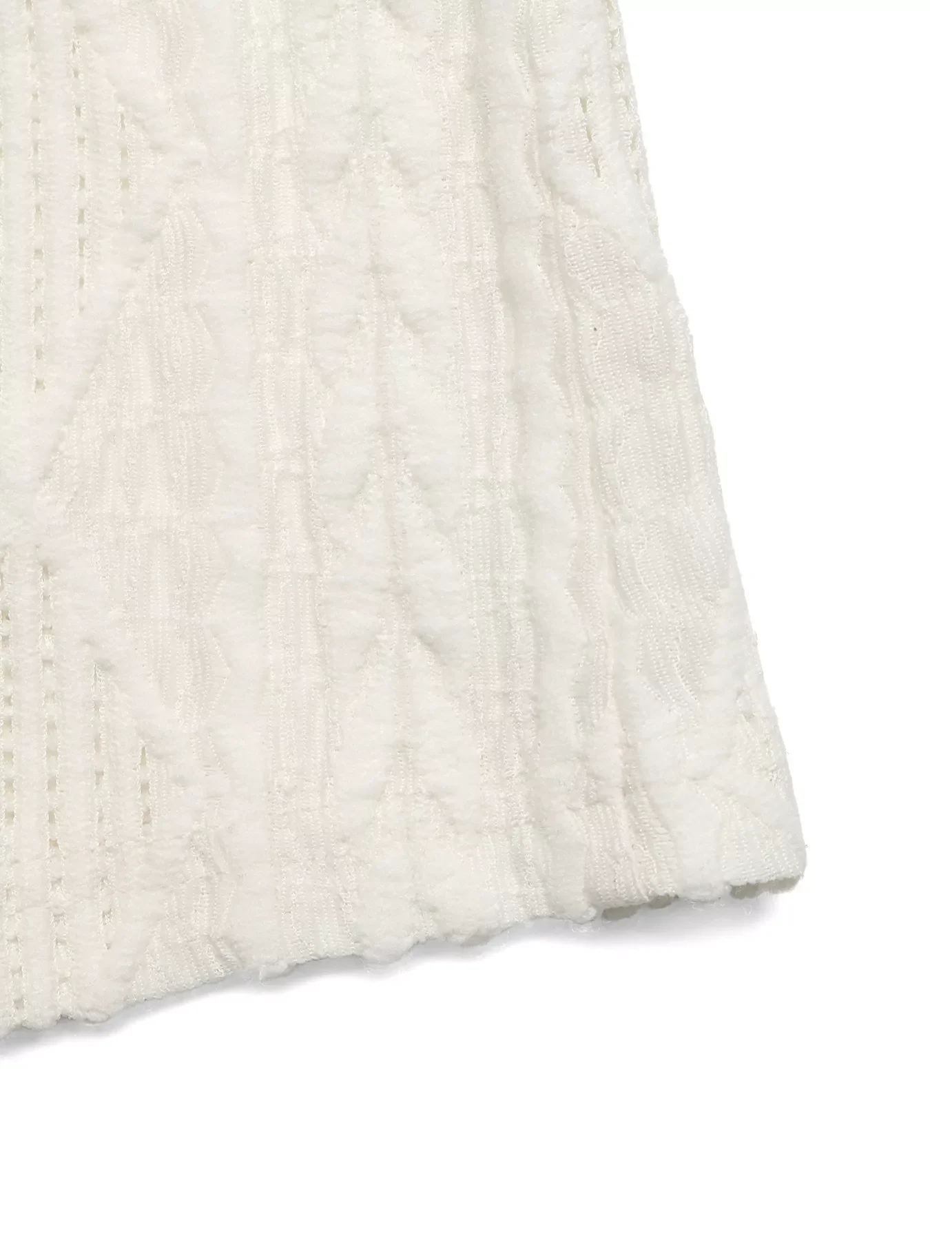 Textured Cap Sleeve Top - Image 7