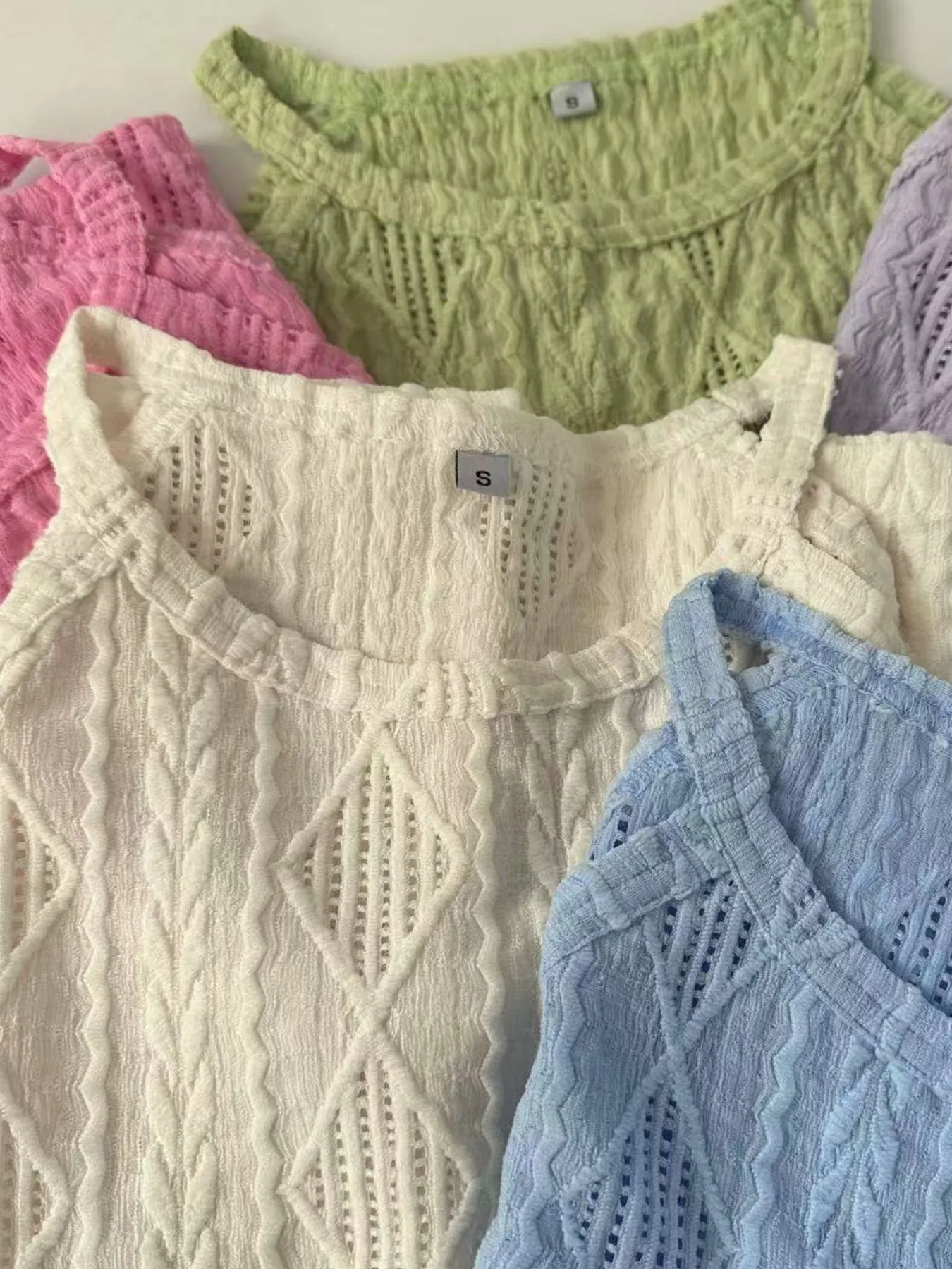 Textured Round Neck Tank - Image 20