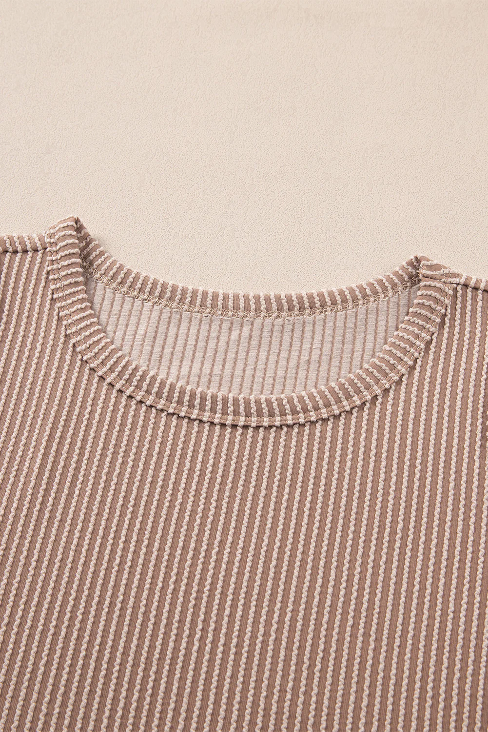 Textured Round Neck Tank and Shorts Set - Image 9
