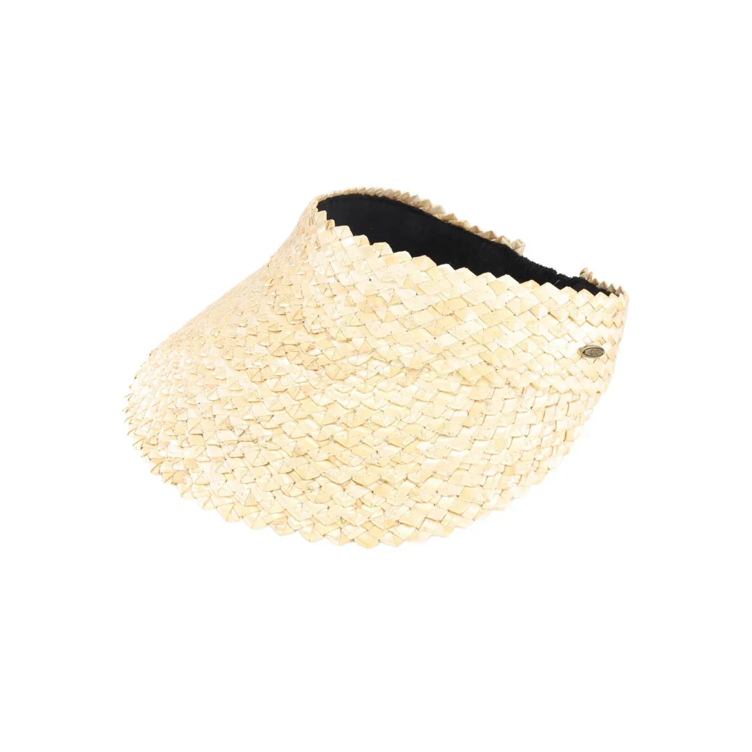Textured Wheat Straw C.C Sun Visor - Image 2