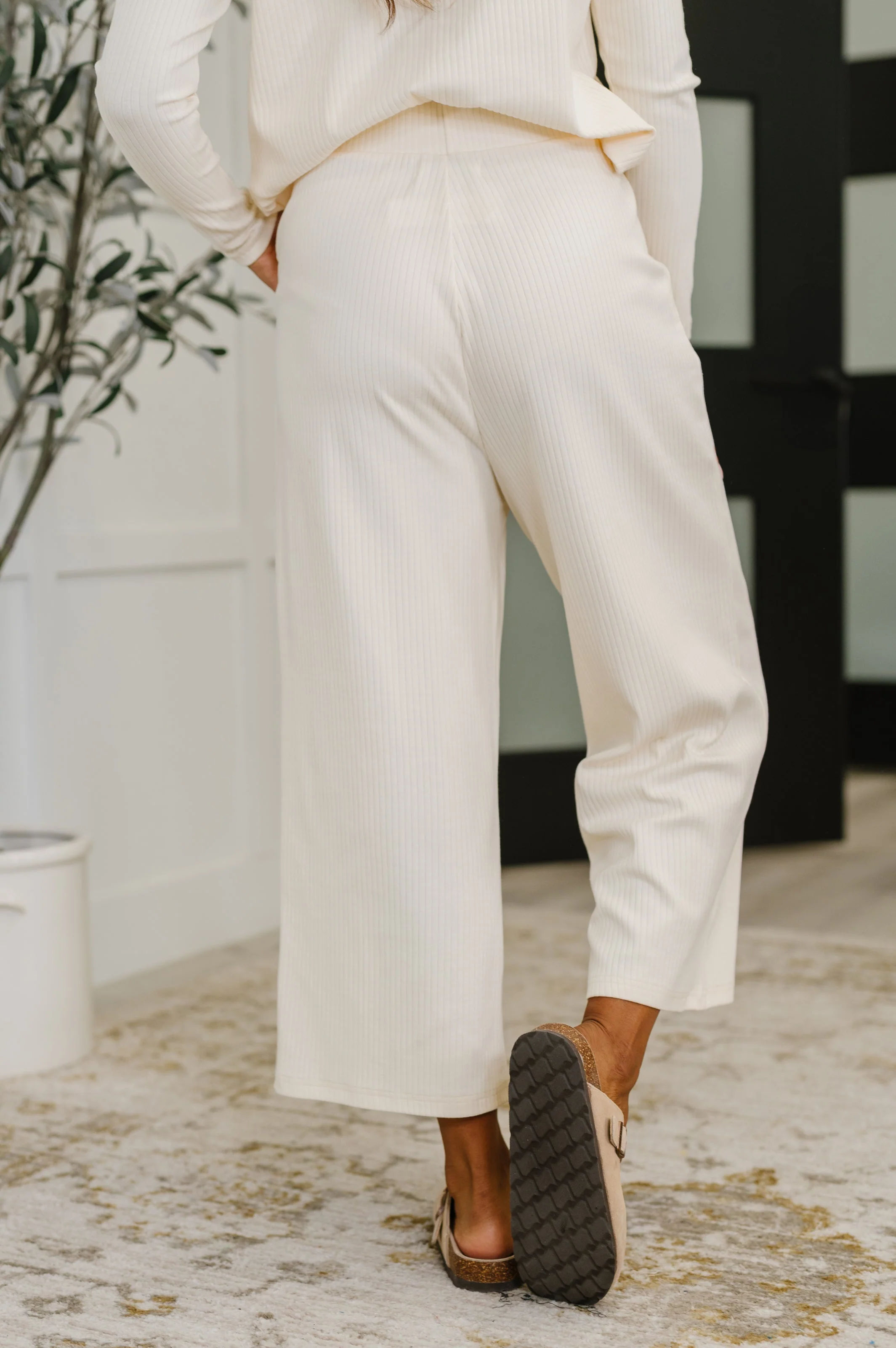 Thyme Culottes in Cream - Image 4