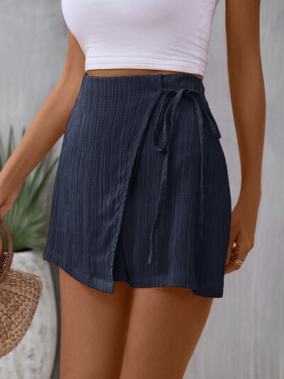 Tied High Waist Skort - Image 4