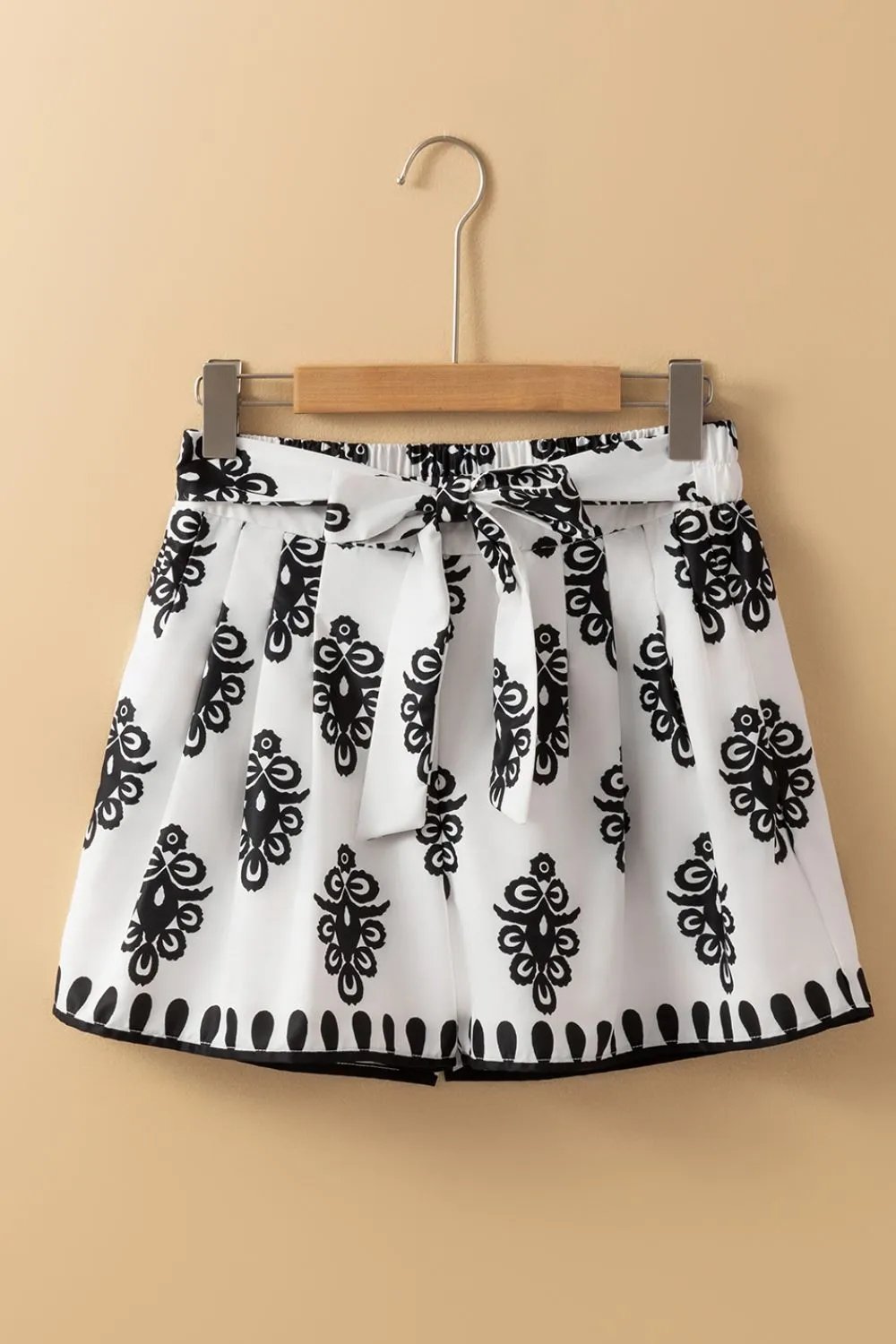 Tied Printed Shorts - Image 5