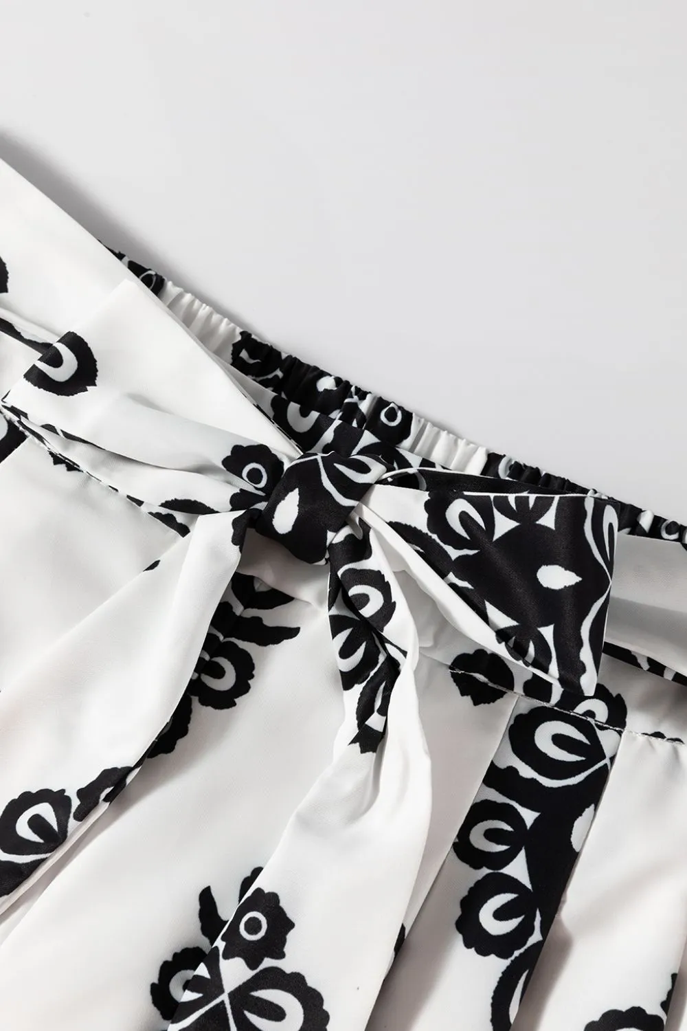 Tied Printed Shorts - Image 7