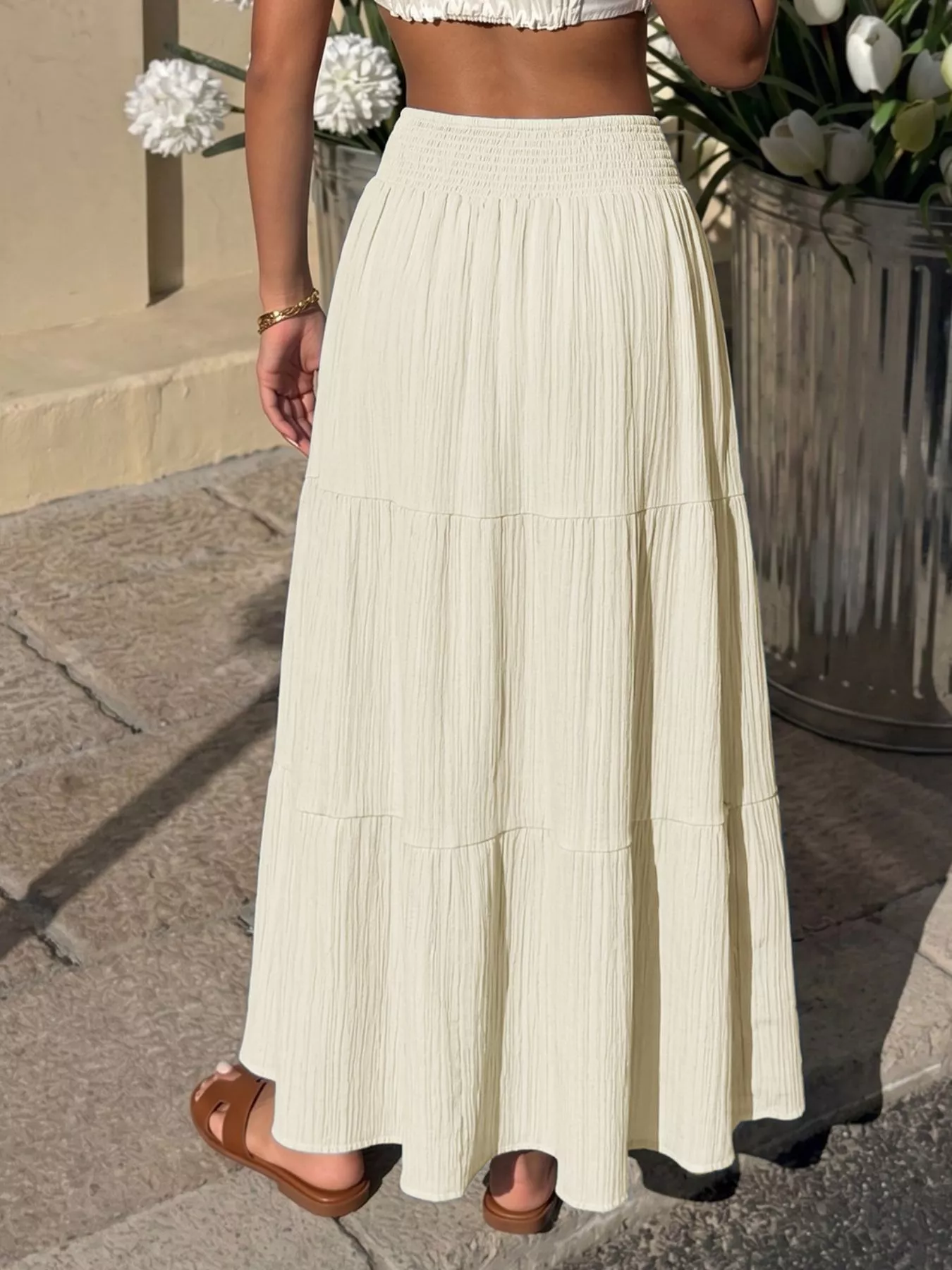 Tiered Flowy Maxi Skirt - Image 13