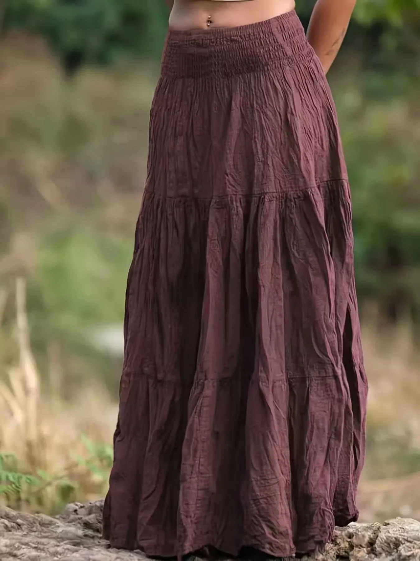 Tiered Maxi Skirt - Image 14