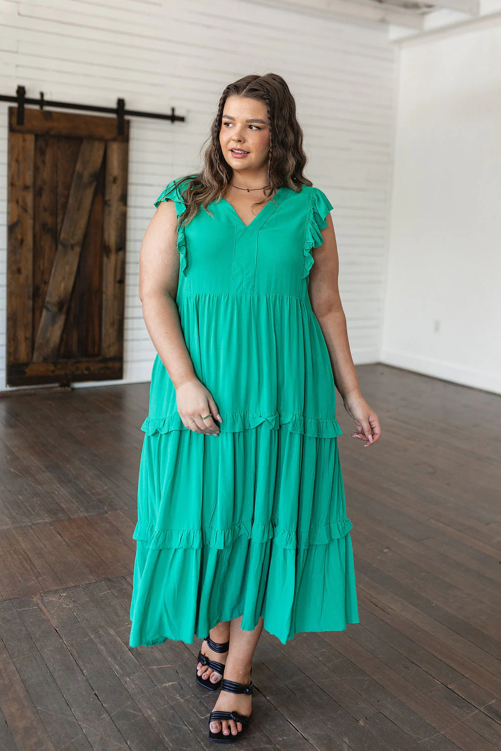 Tiers in Heaven Tiered Midi Dress - Image 14