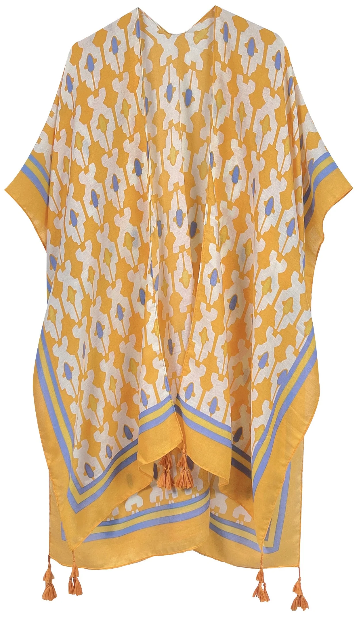 Tile Print Kimono - Image 6
