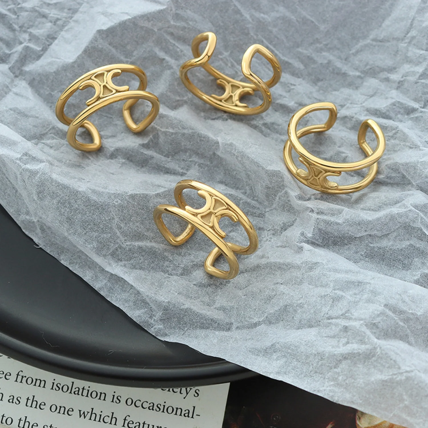 Titanium Steel Double-Layered Ring - Image 4