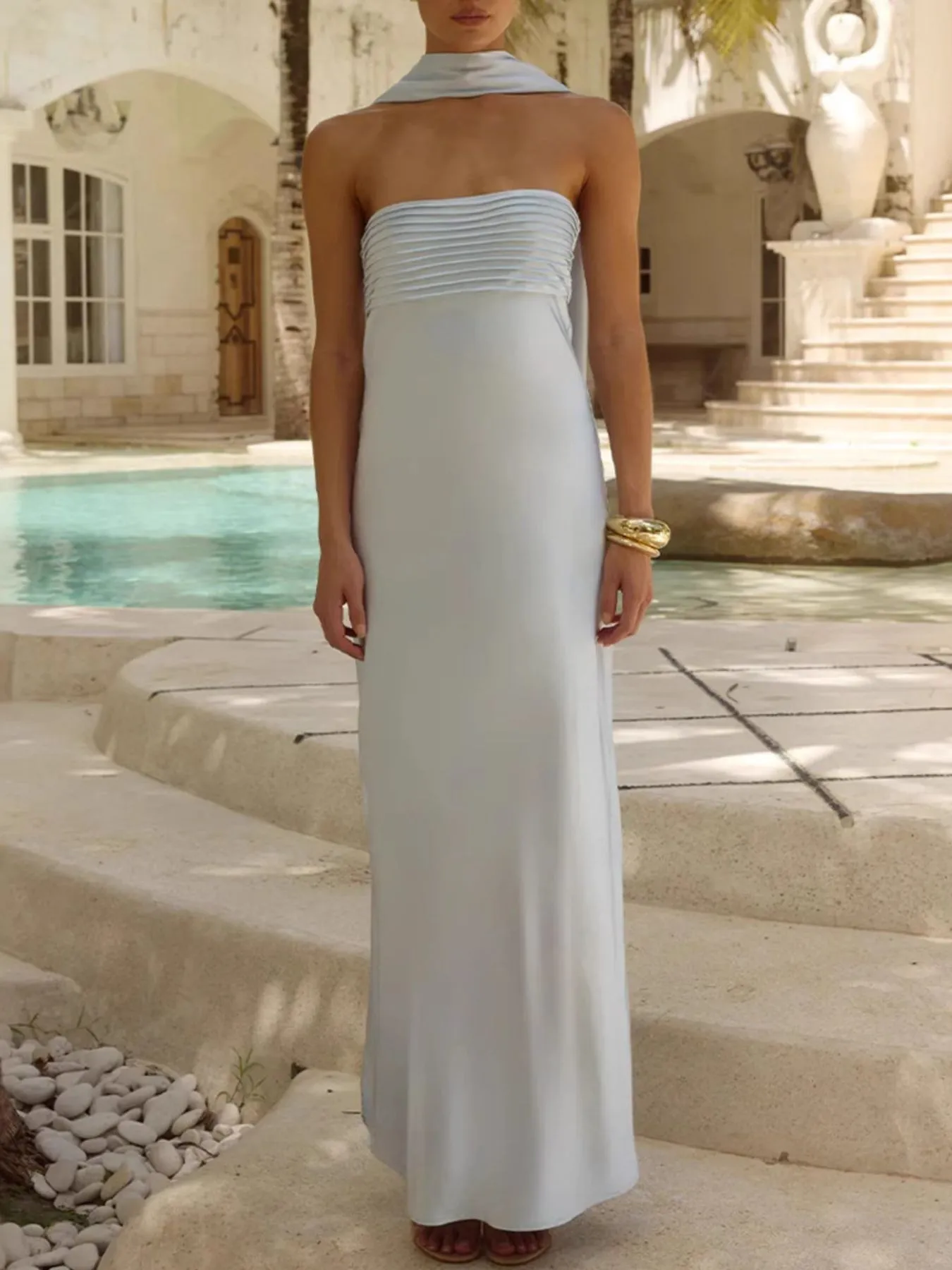 Tube Mermaid Maxi Dress - Image 10