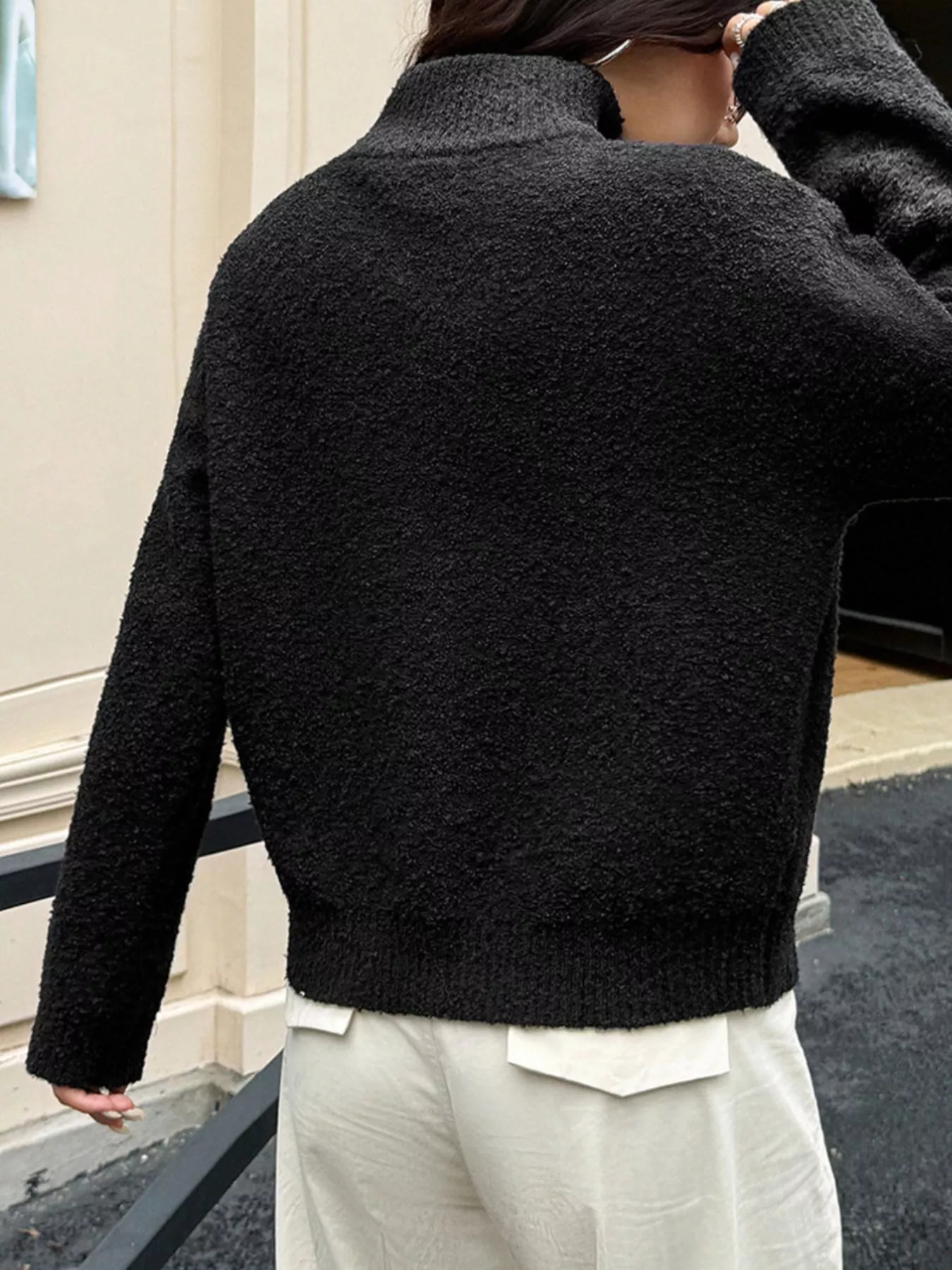 Turtleneck Long Sleeve Sweater - Image 14