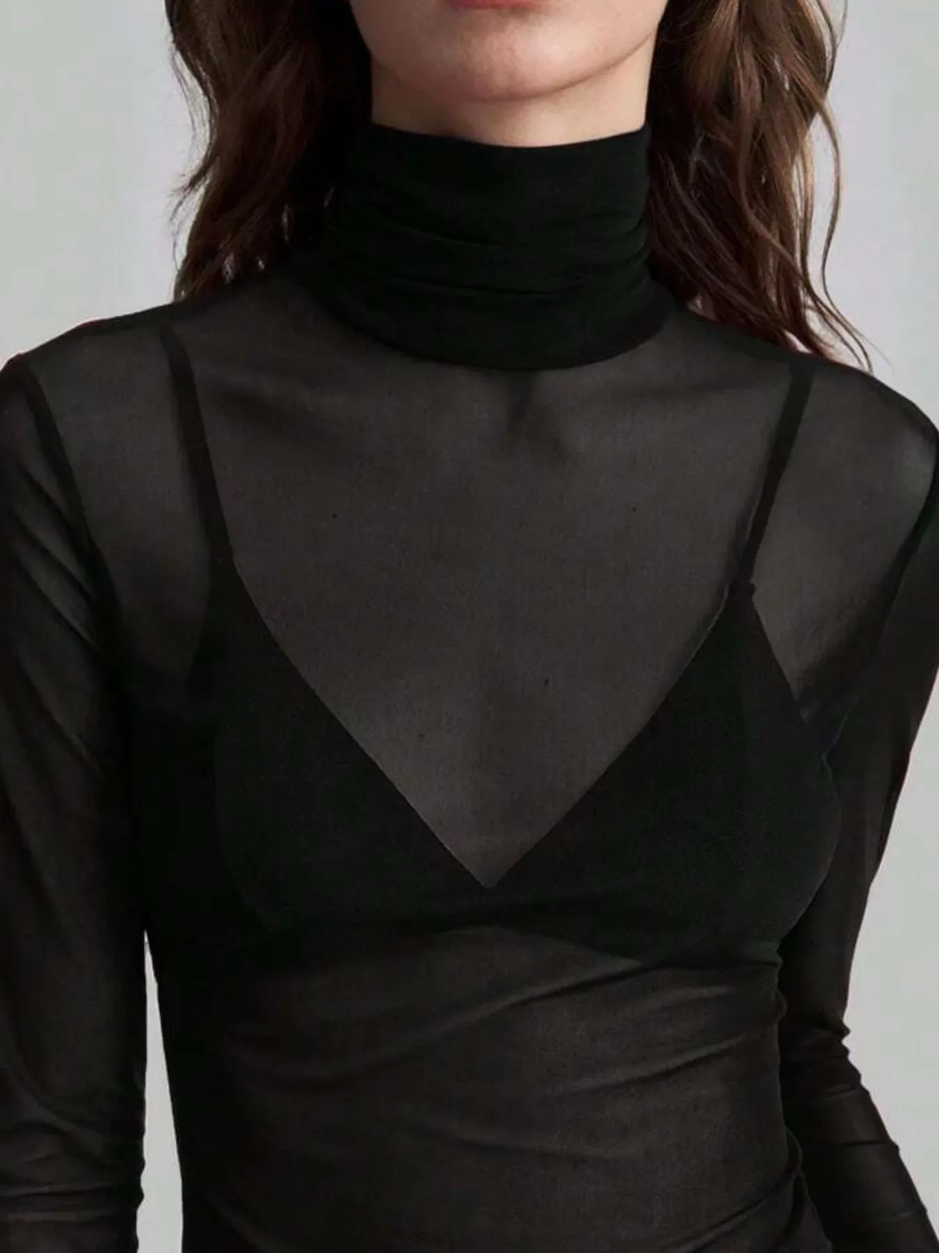 Turtleneck Long Sleeve Top - Image 9