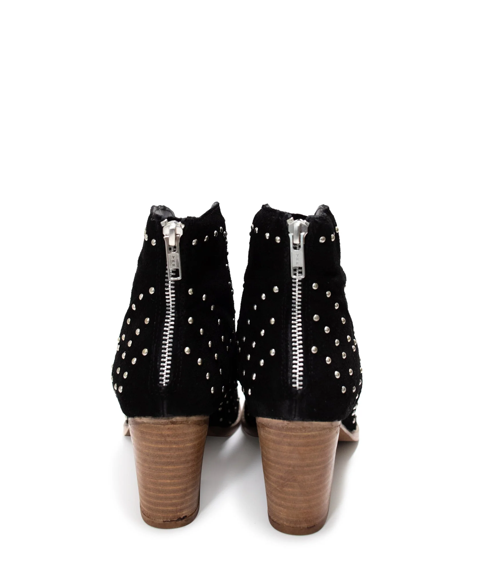 Twilight Studded Heeled Ankle Boot in Black - Image 8