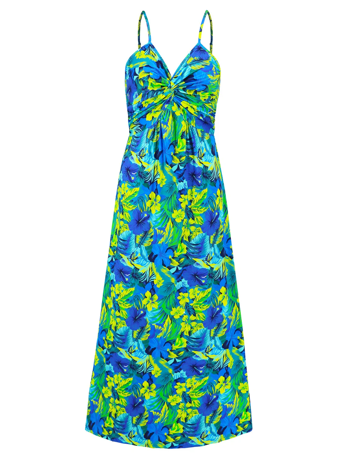 Twisted Printed V-Neck Cami Dress - Image 11