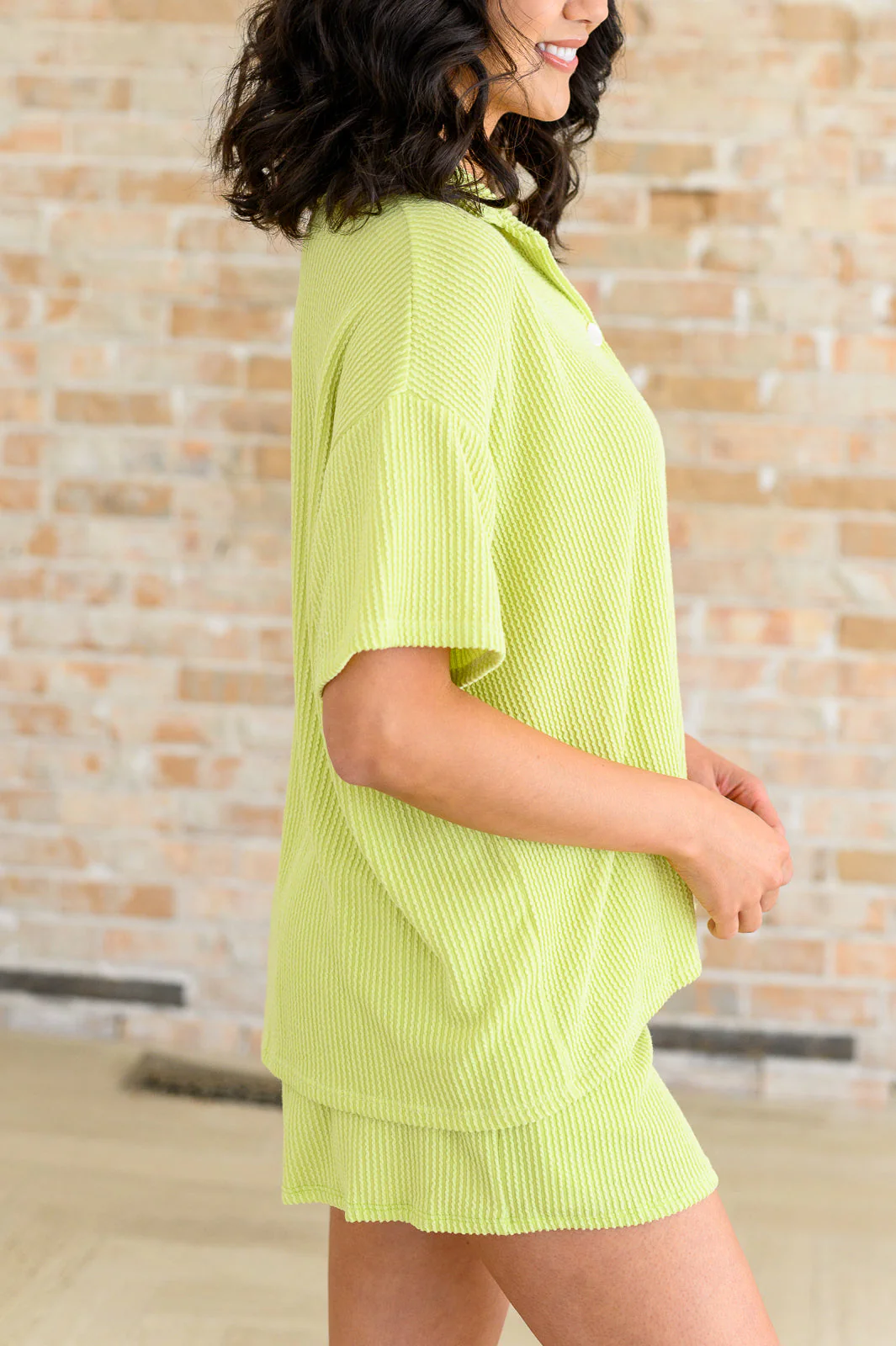 Two's Company Ribbed Button Down - Image 9