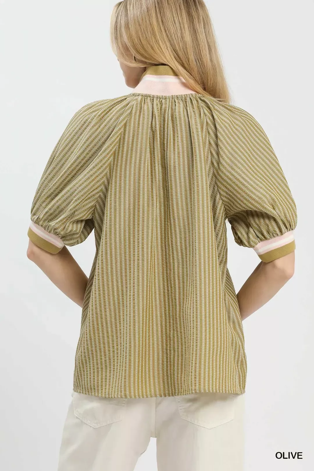 Umgee Botanical Print Blouse - Image 3
