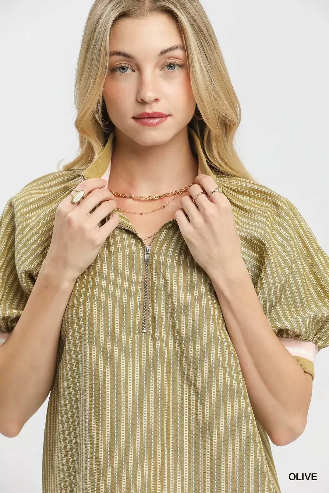 Umgee Botanical Print Blouse - Image 5