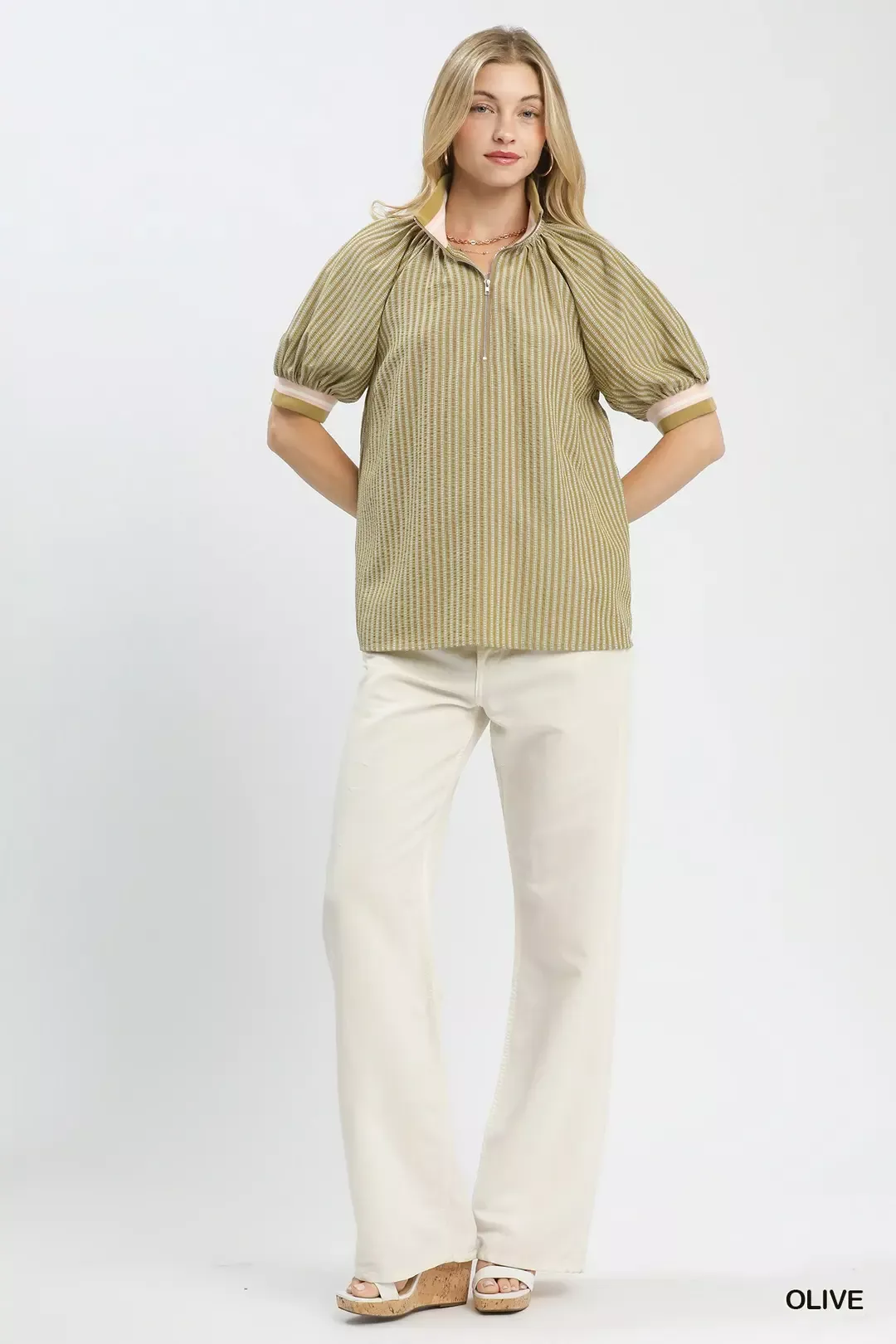 Umgee Botanical Print Blouse - Image 6