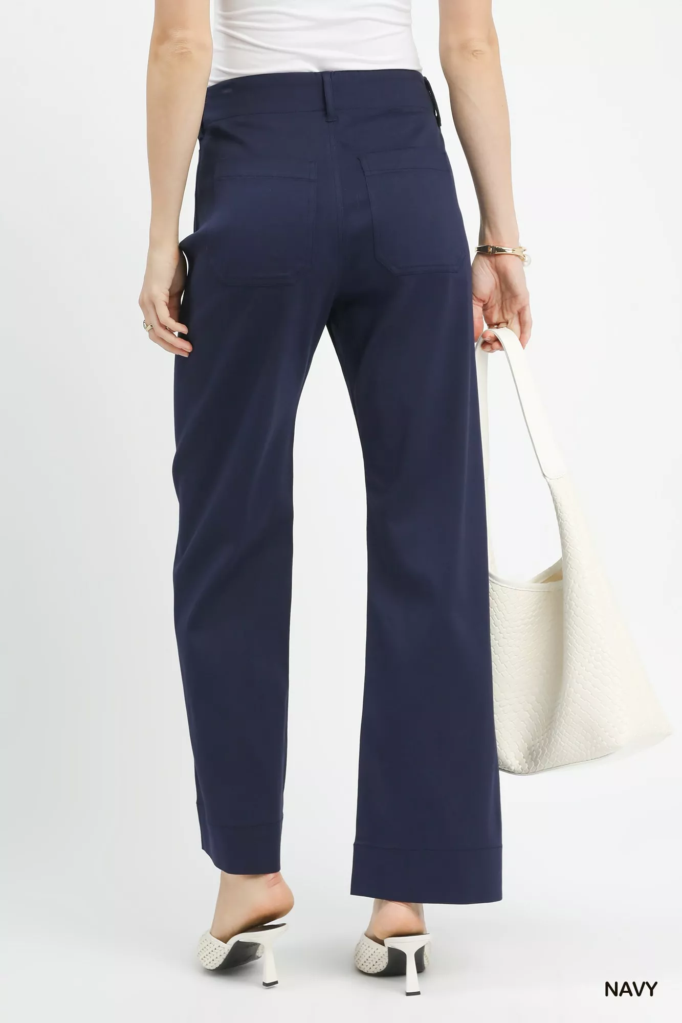 Umgee Button Stretched Pants - Image 3