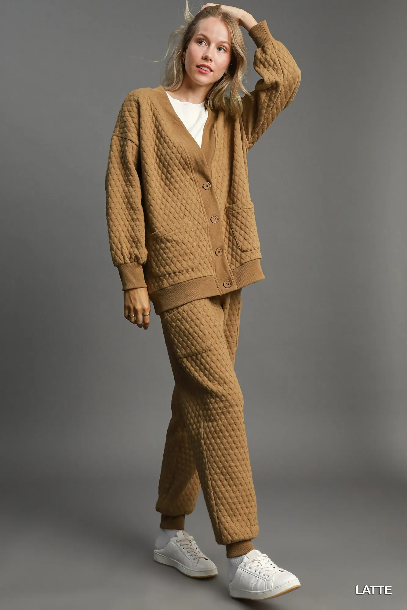 Umgee Button-Up Jacquard Cardigan - Image 3