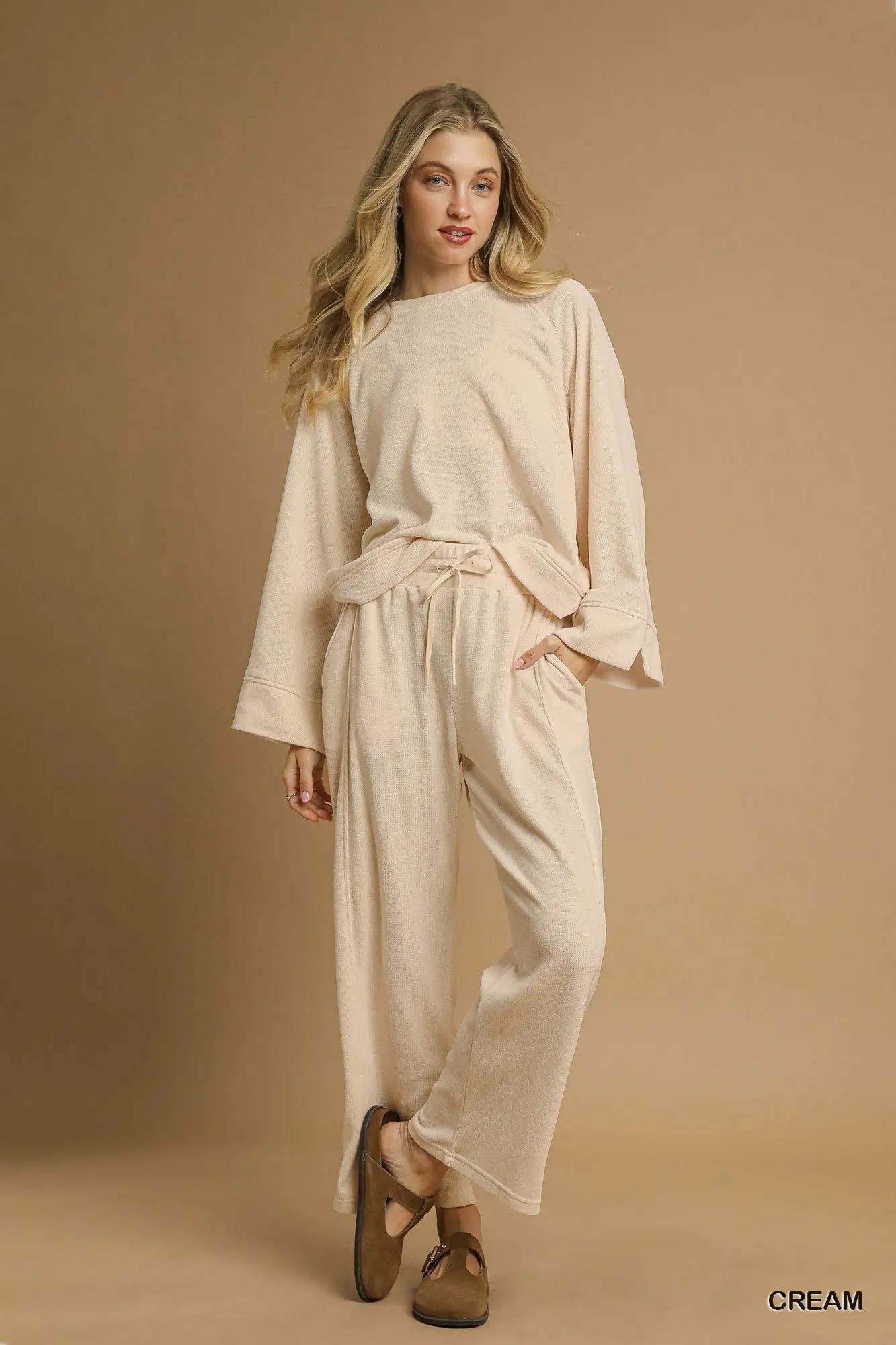 Umgee Drawstring Wide Leg Pants - Image 6