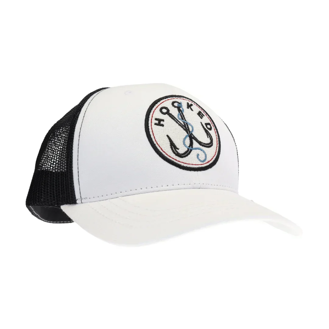 Unisex Embroidered Hooked Patch C.C Trucker Ball Cap